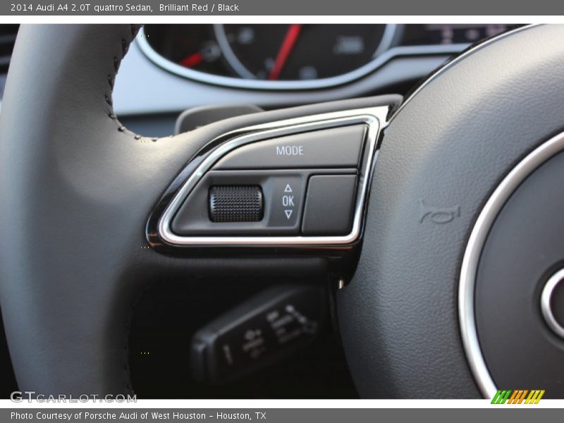 Brilliant Red / Black 2014 Audi A4 2.0T quattro Sedan