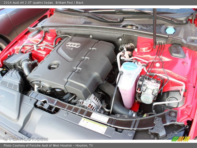 Brilliant Red / Black 2014 Audi A4 2.0T quattro Sedan