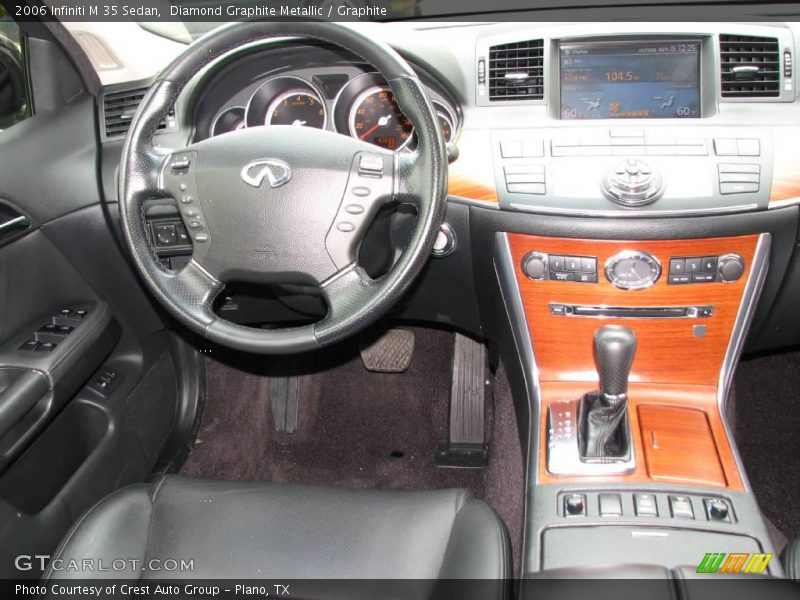 Diamond Graphite Metallic / Graphite 2006 Infiniti M 35 Sedan