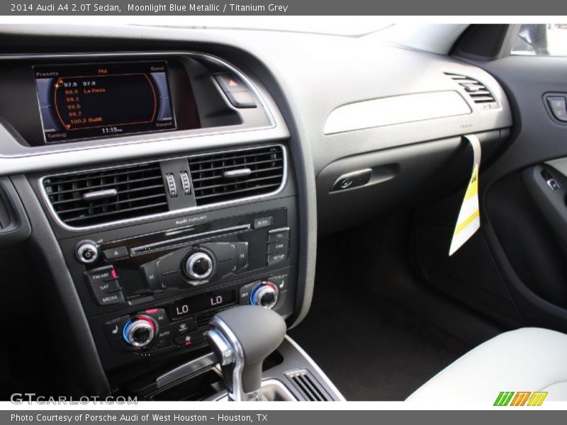 Moonlight Blue Metallic / Titanium Grey 2014 Audi A4 2.0T Sedan