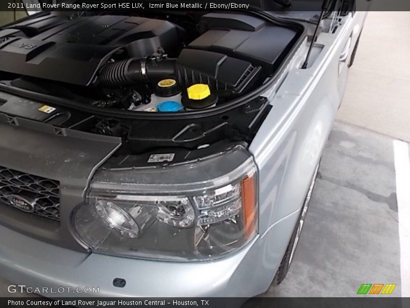 Izmir Blue Metallic / Ebony/Ebony 2011 Land Rover Range Rover Sport HSE LUX