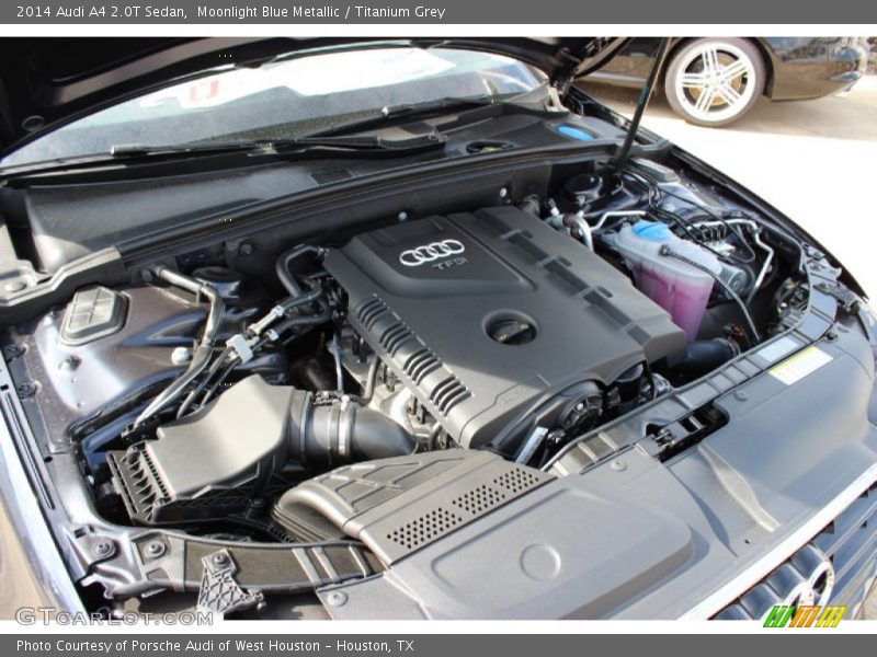  2014 A4 2.0T Sedan Engine - 2.0 Liter Turbocharged FSI DOHC 16-Valve VVT 4 Cylinder