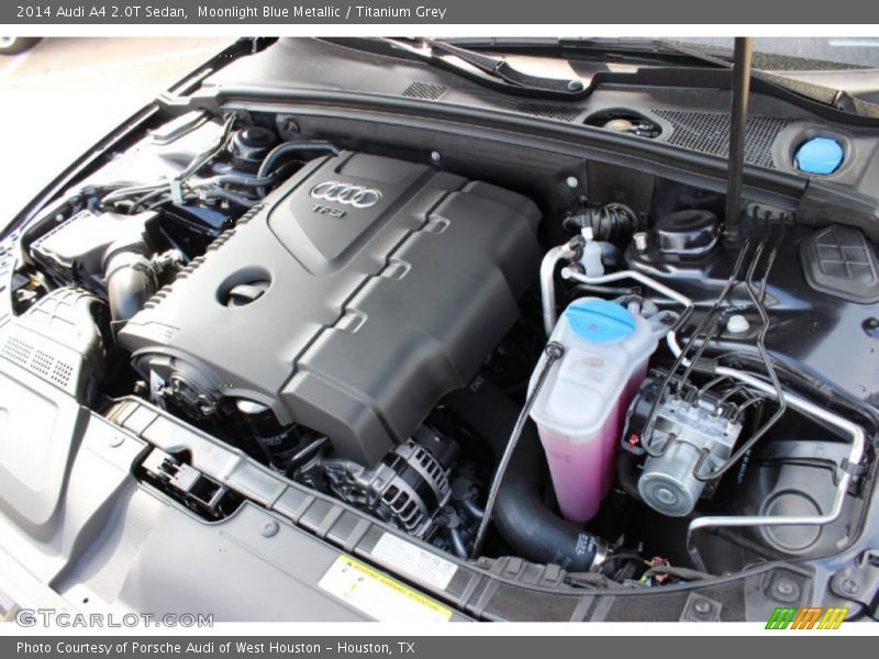  2014 A4 2.0T Sedan Engine - 2.0 Liter Turbocharged FSI DOHC 16-Valve VVT 4 Cylinder
