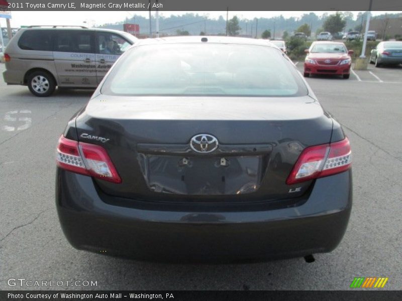 Magnetic Gray Metallic / Ash 2011 Toyota Camry LE