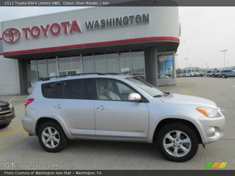 Classic Silver Metallic / Ash 2011 Toyota RAV4 Limited 4WD