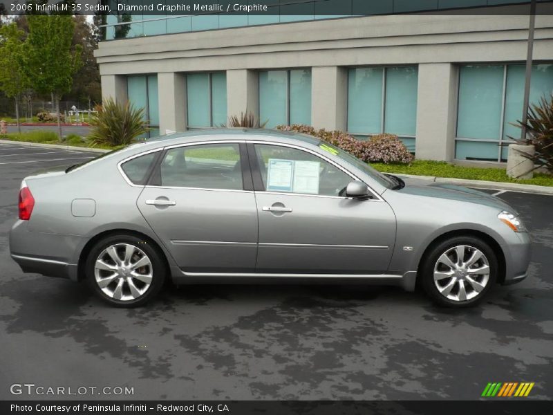 Diamond Graphite Metallic / Graphite 2006 Infiniti M 35 Sedan