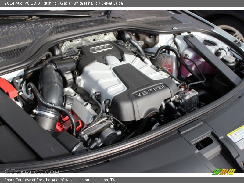  2014 A8 L 3.0T quattro Engine - 3.0 Liter Supercharged FSI DOHC 24-Valve VVT V6