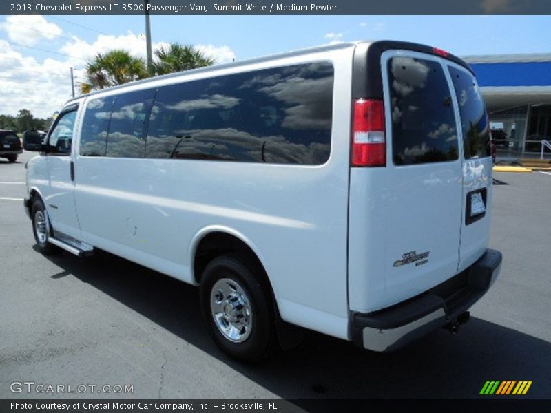 Summit White / Medium Pewter 2013 Chevrolet Express LT 3500 Passenger Van