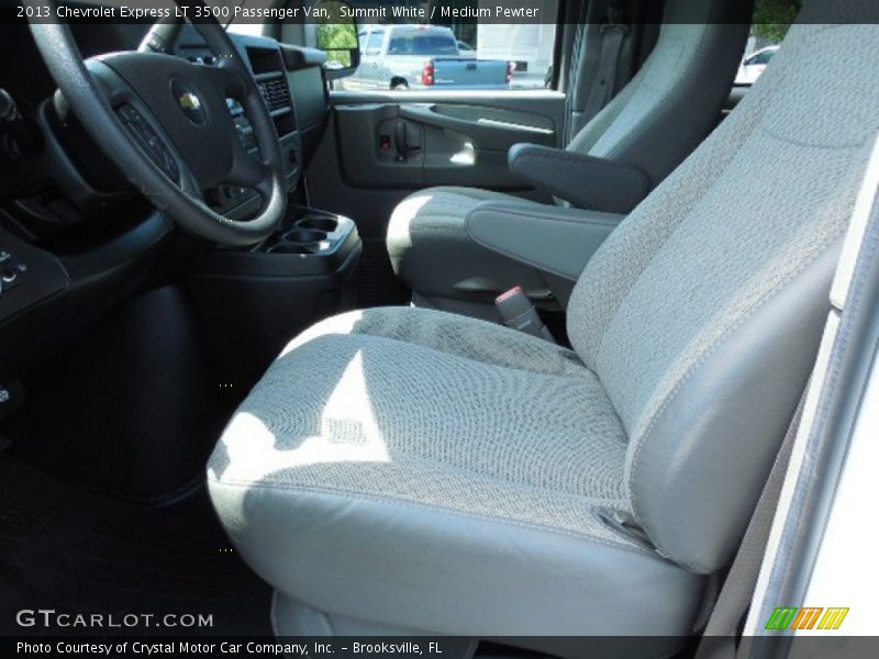 Summit White / Medium Pewter 2013 Chevrolet Express LT 3500 Passenger Van