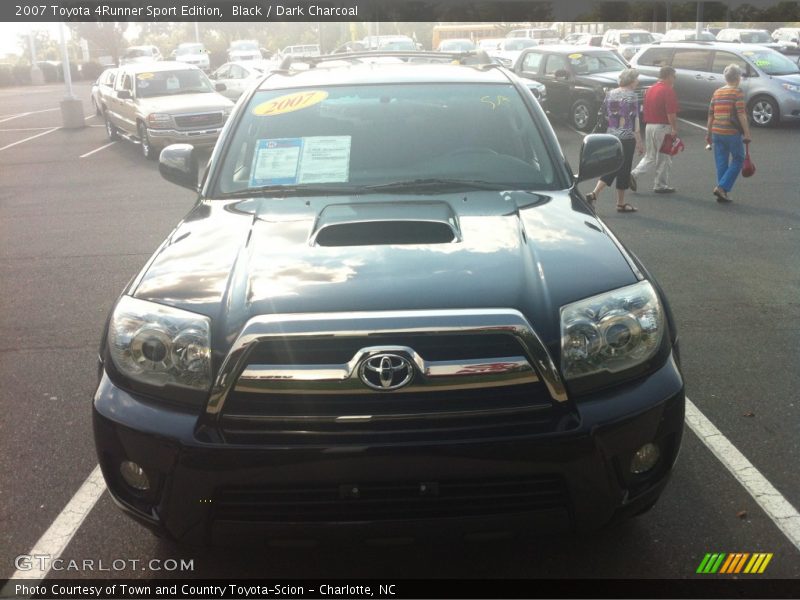 Black / Dark Charcoal 2007 Toyota 4Runner Sport Edition