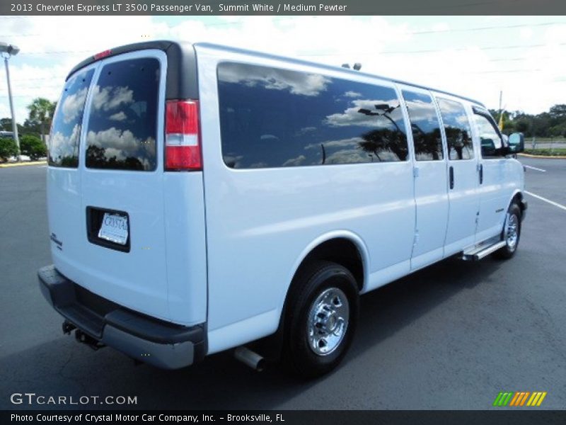 Summit White / Medium Pewter 2013 Chevrolet Express LT 3500 Passenger Van