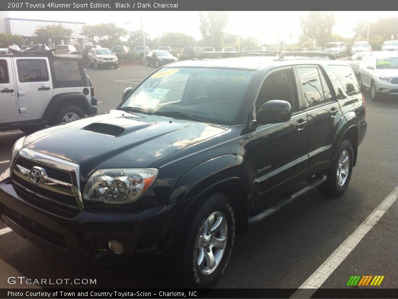 Black / Dark Charcoal 2007 Toyota 4Runner Sport Edition