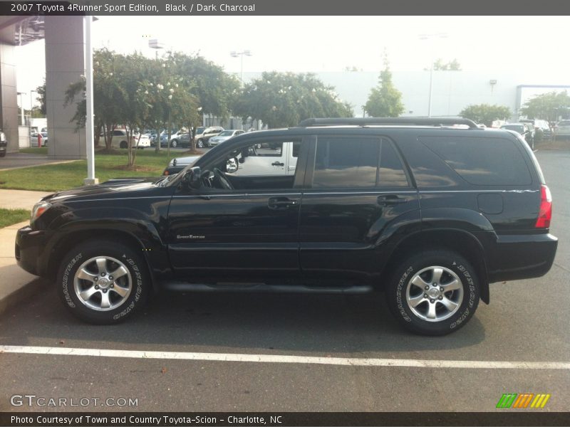 Black / Dark Charcoal 2007 Toyota 4Runner Sport Edition