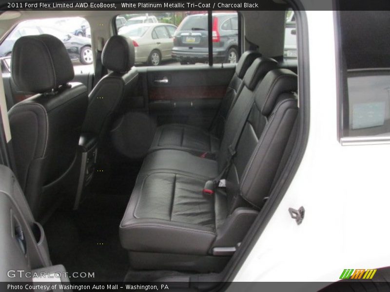 White Platinum Metallic Tri-Coat / Charcoal Black 2011 Ford Flex Limited AWD EcoBoost