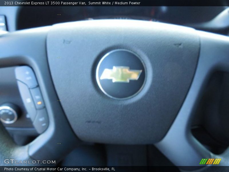 Summit White / Medium Pewter 2013 Chevrolet Express LT 3500 Passenger Van
