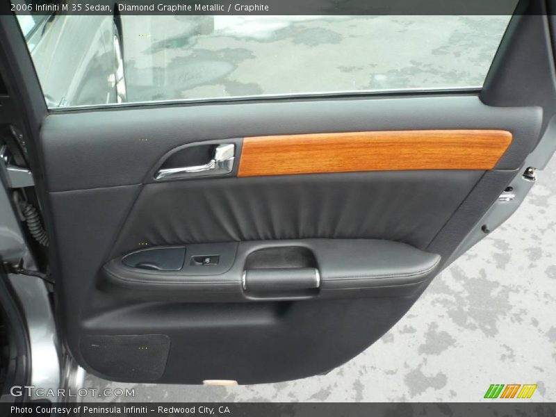 Diamond Graphite Metallic / Graphite 2006 Infiniti M 35 Sedan