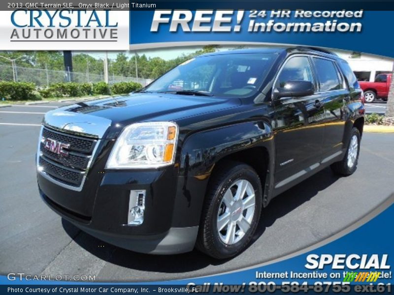 Onyx Black / Light Titanium 2013 GMC Terrain SLE