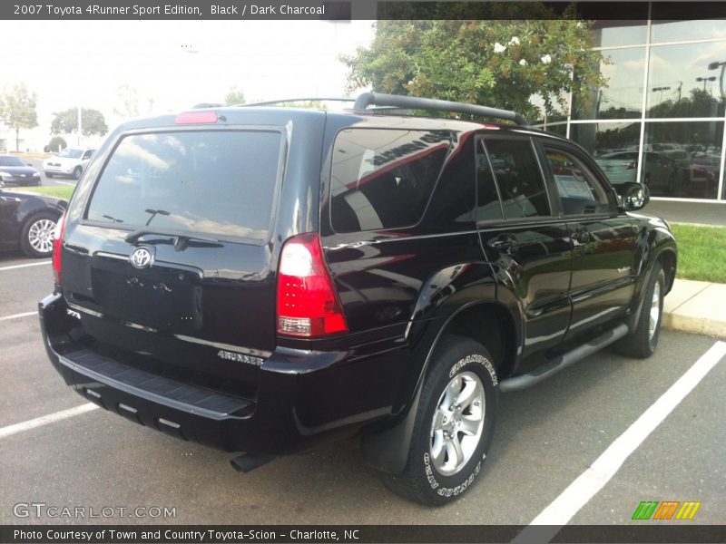 Black / Dark Charcoal 2007 Toyota 4Runner Sport Edition