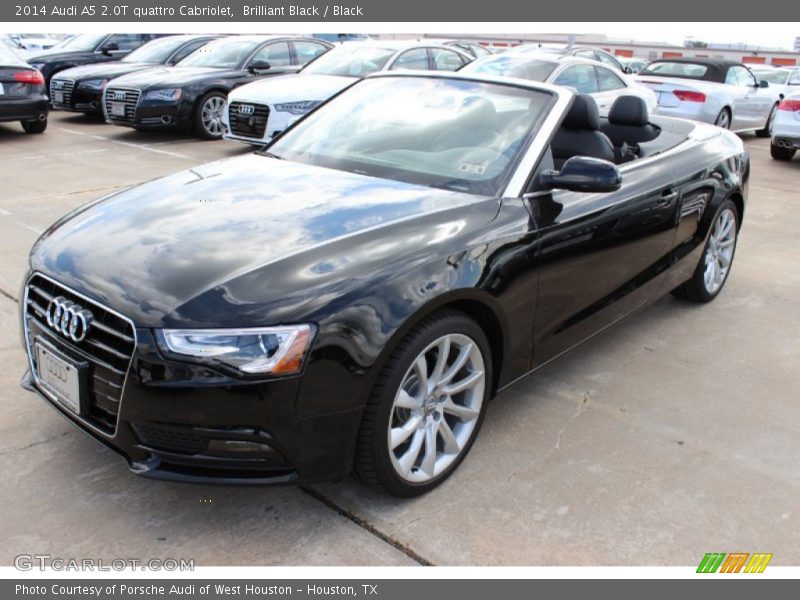 Brilliant Black / Black 2014 Audi A5 2.0T quattro Cabriolet