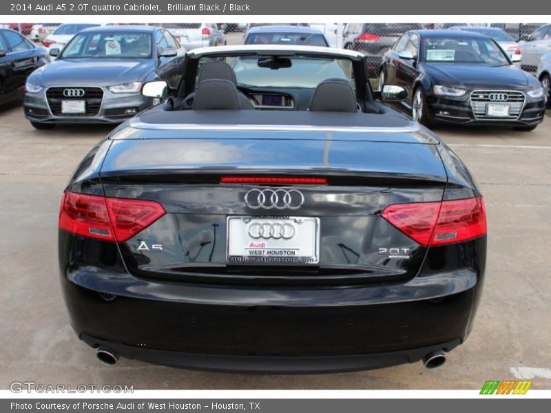 Brilliant Black / Black 2014 Audi A5 2.0T quattro Cabriolet