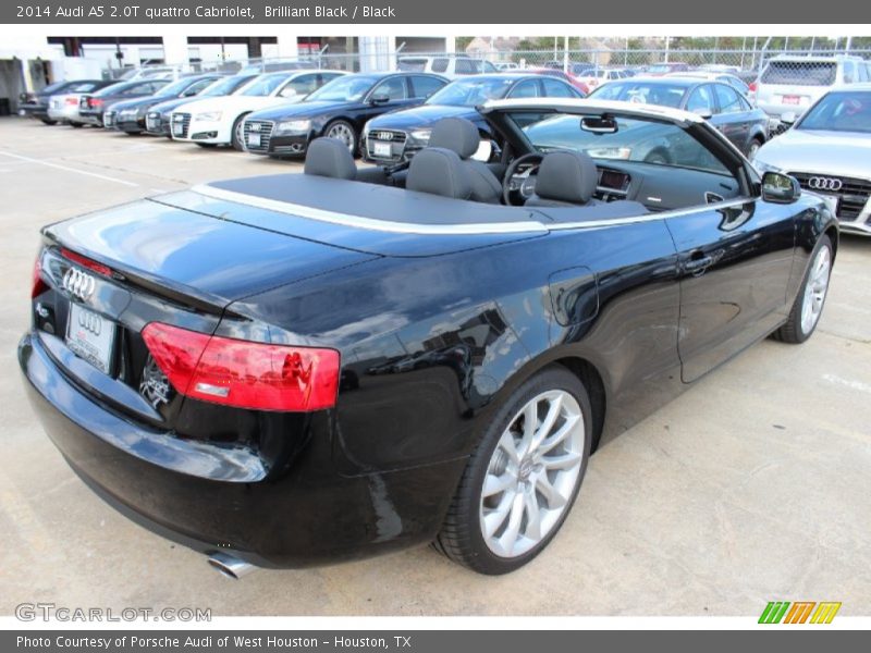 Brilliant Black / Black 2014 Audi A5 2.0T quattro Cabriolet