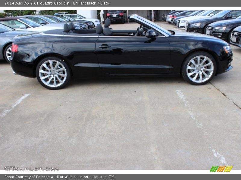 Brilliant Black / Black 2014 Audi A5 2.0T quattro Cabriolet