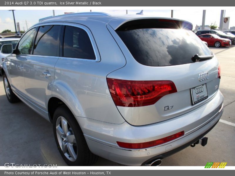 Ice Silver Metallic / Black 2014 Audi Q7 3.0 TDI quattro