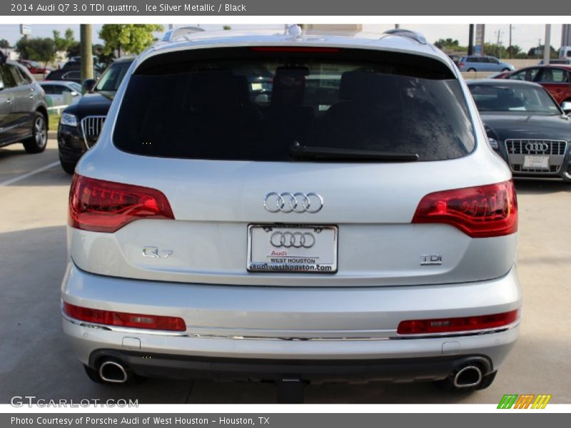 Ice Silver Metallic / Black 2014 Audi Q7 3.0 TDI quattro