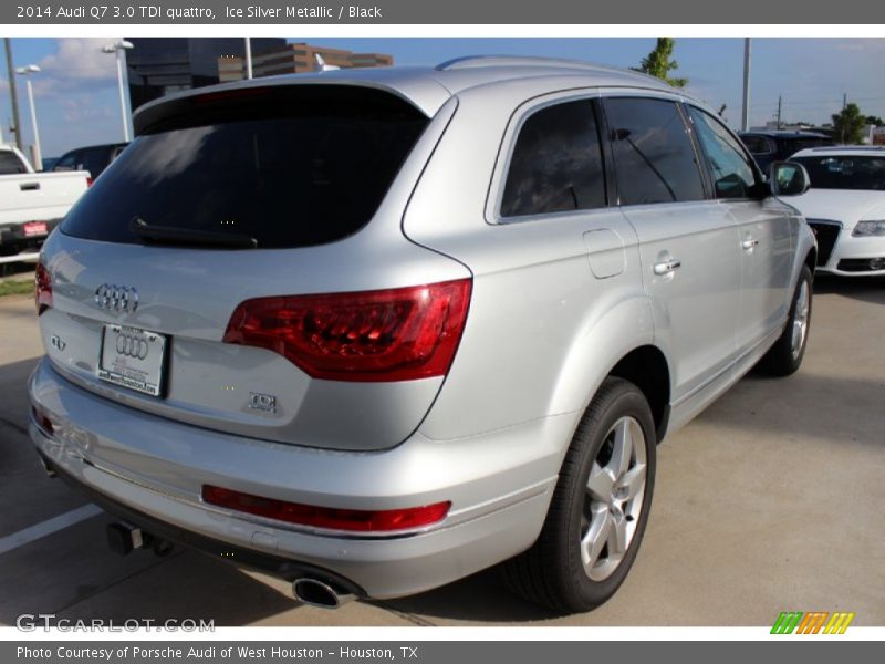 Ice Silver Metallic / Black 2014 Audi Q7 3.0 TDI quattro