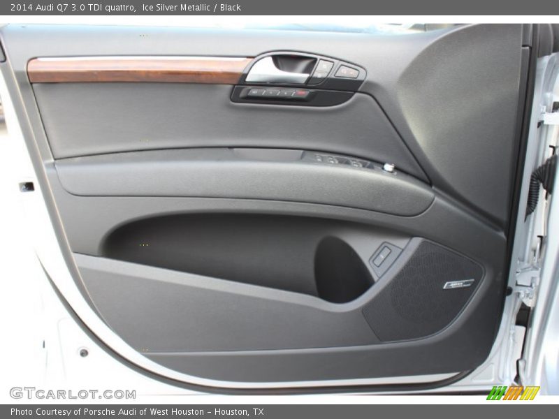Ice Silver Metallic / Black 2014 Audi Q7 3.0 TDI quattro