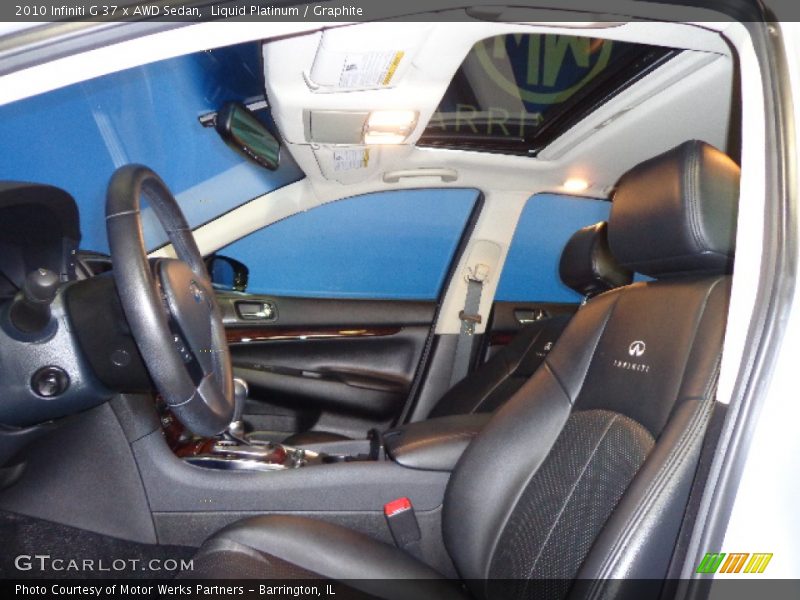 Liquid Platinum / Graphite 2010 Infiniti G 37 x AWD Sedan