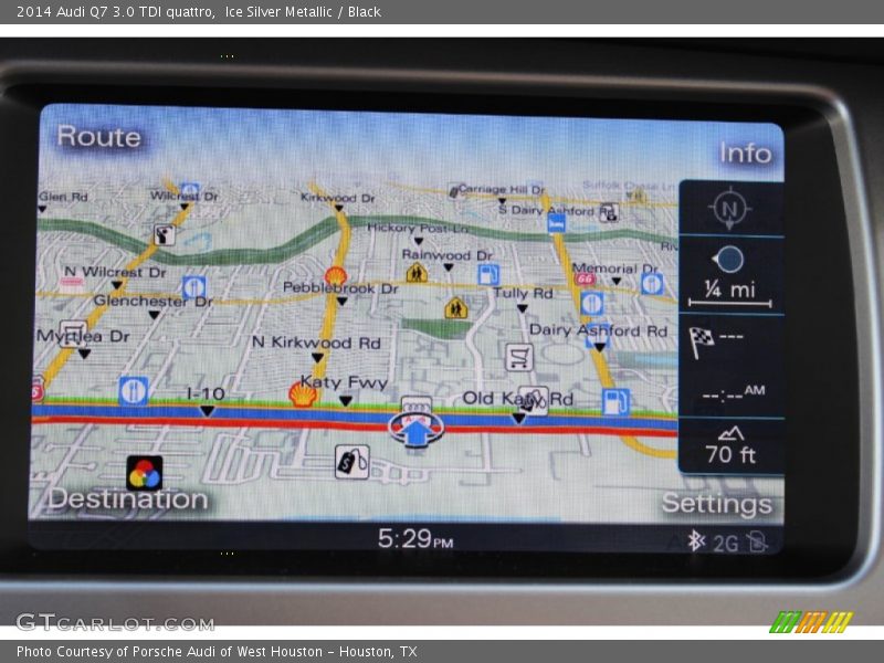 Ice Silver Metallic / Black 2014 Audi Q7 3.0 TDI quattro