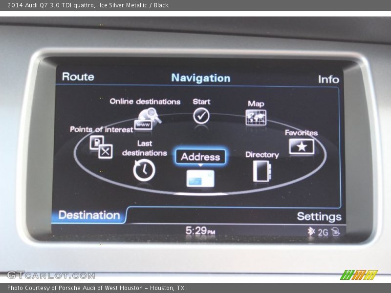 Ice Silver Metallic / Black 2014 Audi Q7 3.0 TDI quattro
