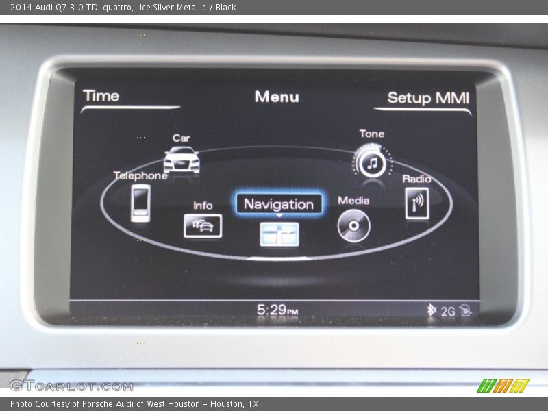 Ice Silver Metallic / Black 2014 Audi Q7 3.0 TDI quattro