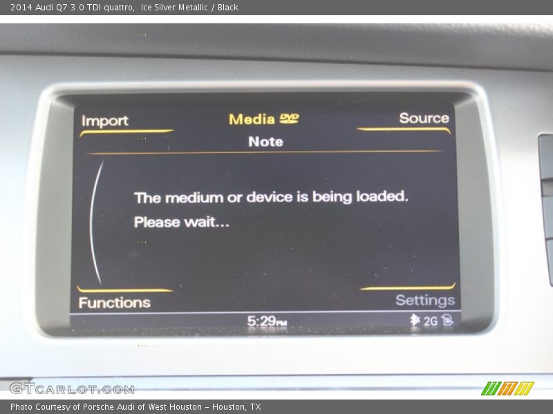 Ice Silver Metallic / Black 2014 Audi Q7 3.0 TDI quattro