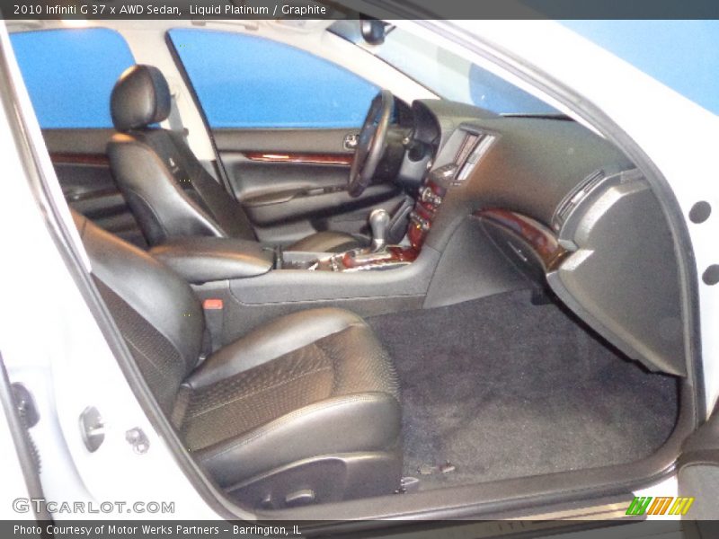 Liquid Platinum / Graphite 2010 Infiniti G 37 x AWD Sedan