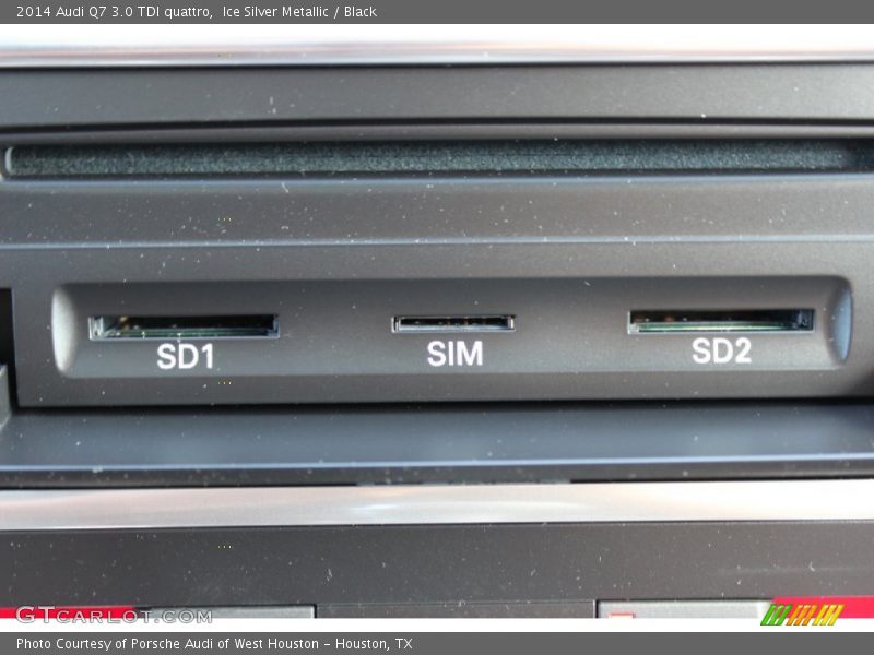 Ice Silver Metallic / Black 2014 Audi Q7 3.0 TDI quattro