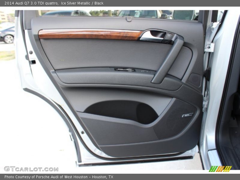Ice Silver Metallic / Black 2014 Audi Q7 3.0 TDI quattro