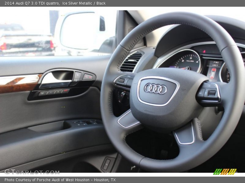 Ice Silver Metallic / Black 2014 Audi Q7 3.0 TDI quattro