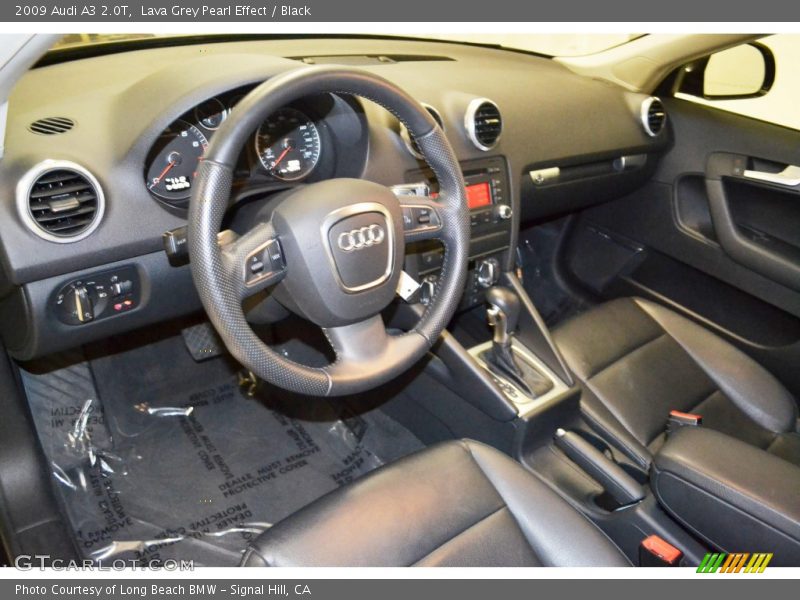 Lava Grey Pearl Effect / Black 2009 Audi A3 2.0T