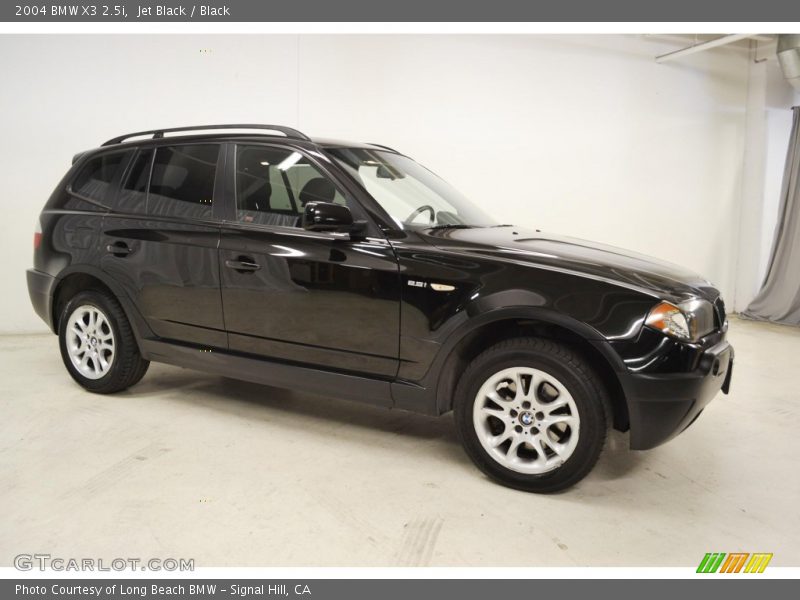 Jet Black / Black 2004 BMW X3 2.5i