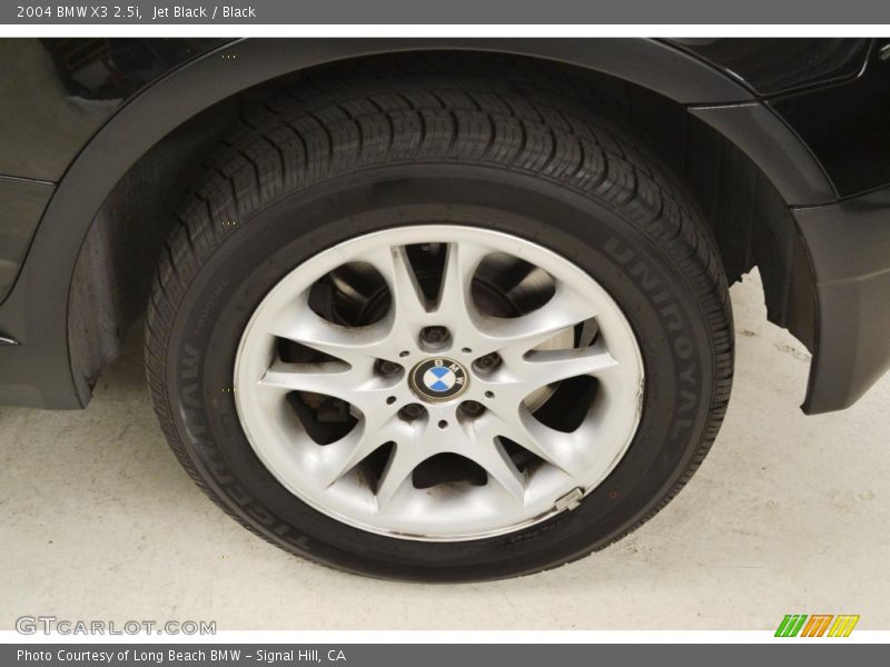 Jet Black / Black 2004 BMW X3 2.5i