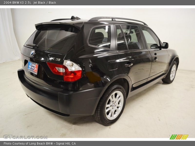 Jet Black / Black 2004 BMW X3 2.5i