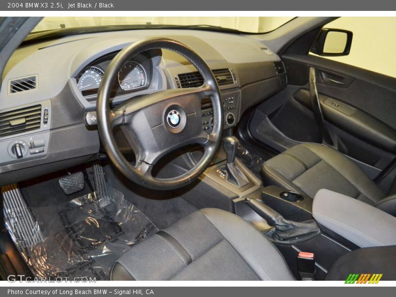 Jet Black / Black 2004 BMW X3 2.5i