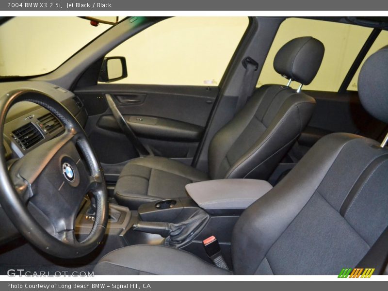 Jet Black / Black 2004 BMW X3 2.5i