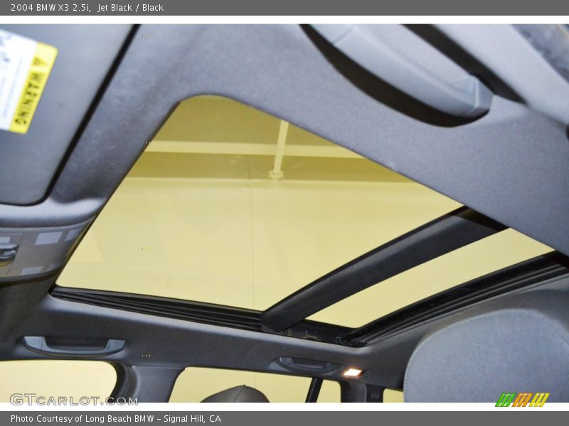 Jet Black / Black 2004 BMW X3 2.5i