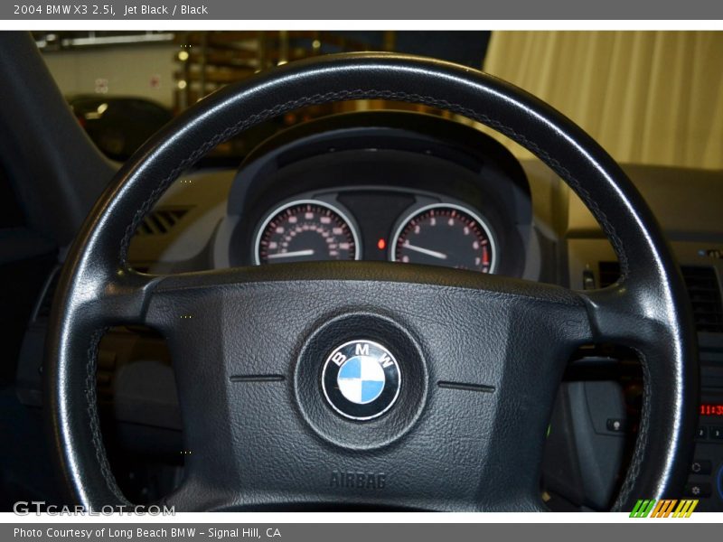 Jet Black / Black 2004 BMW X3 2.5i
