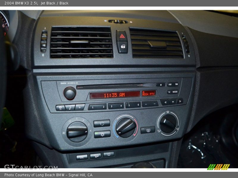 Jet Black / Black 2004 BMW X3 2.5i