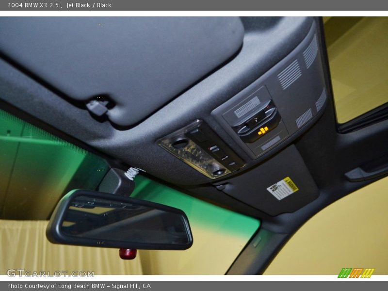 Jet Black / Black 2004 BMW X3 2.5i