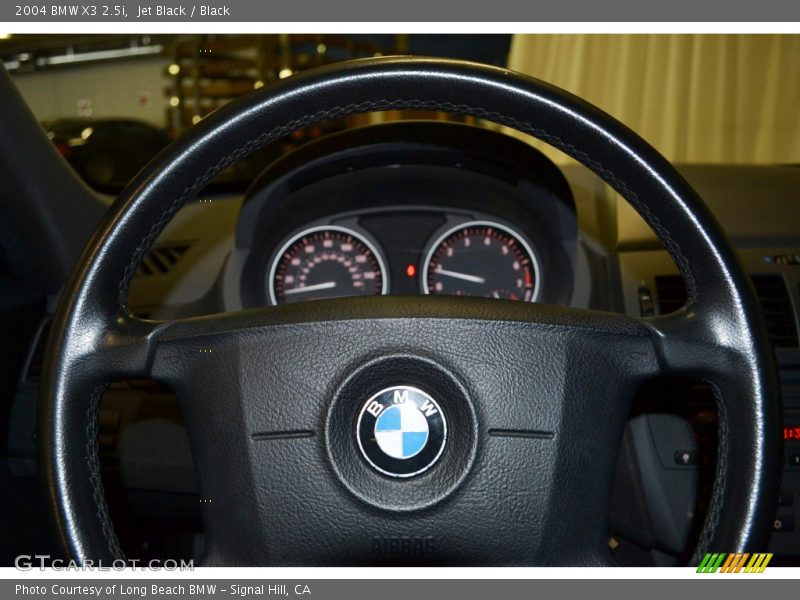 Jet Black / Black 2004 BMW X3 2.5i